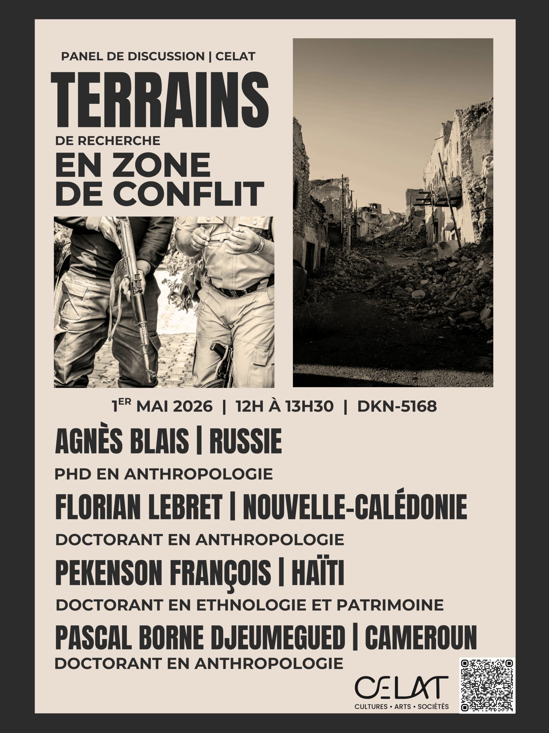 Panel Terrains en zone de conflit