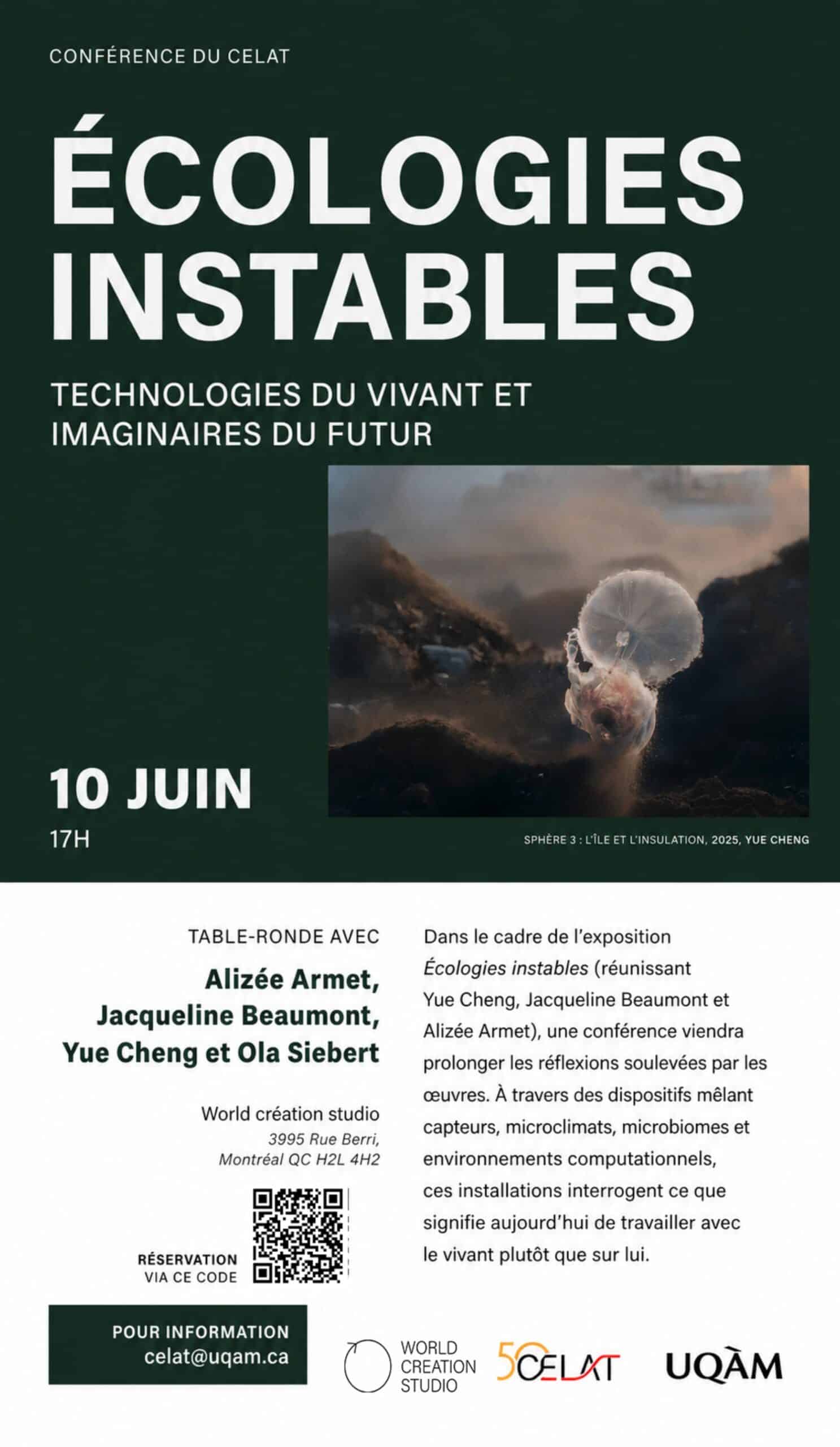 Écologies instables