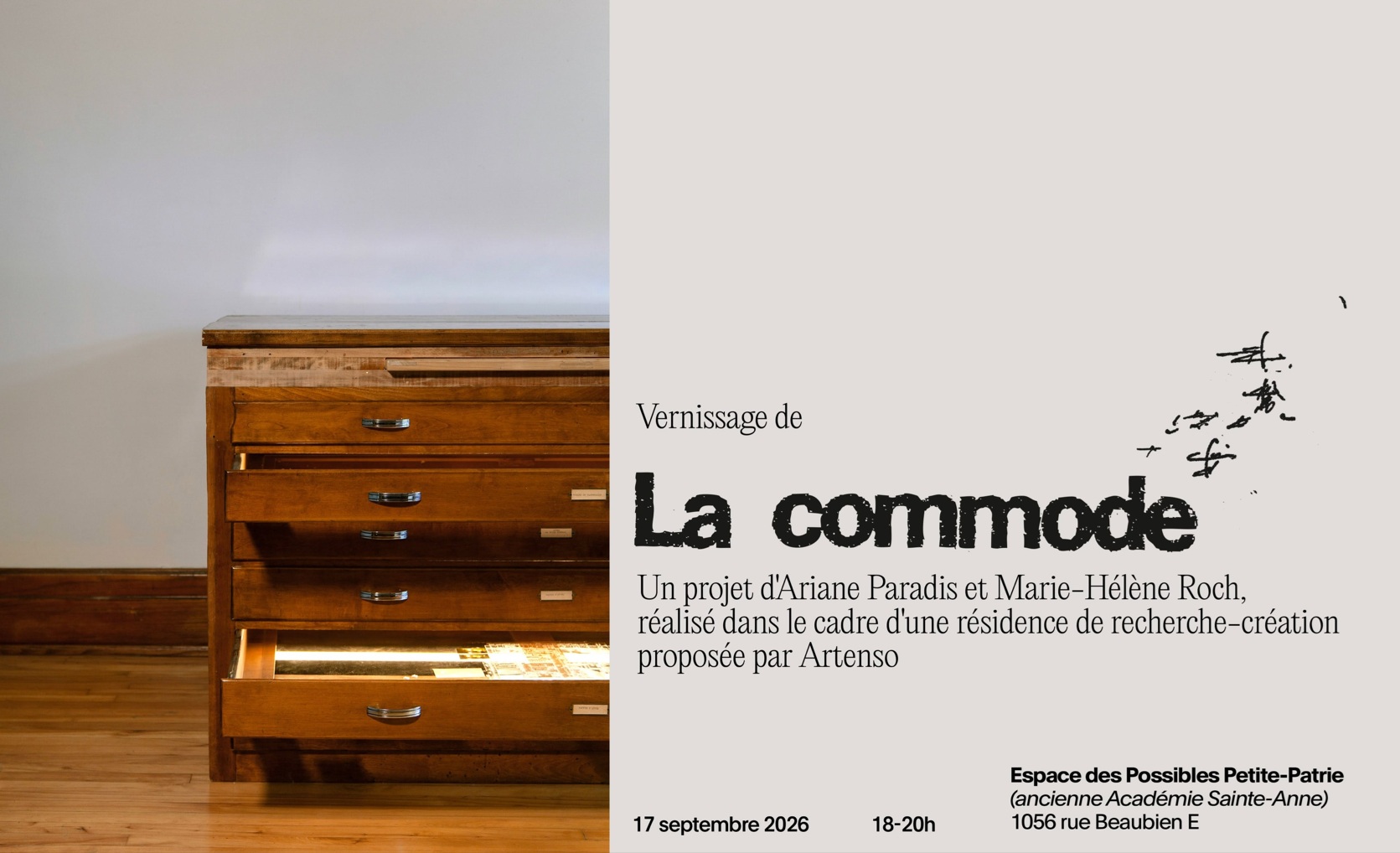 La commode – vernissage